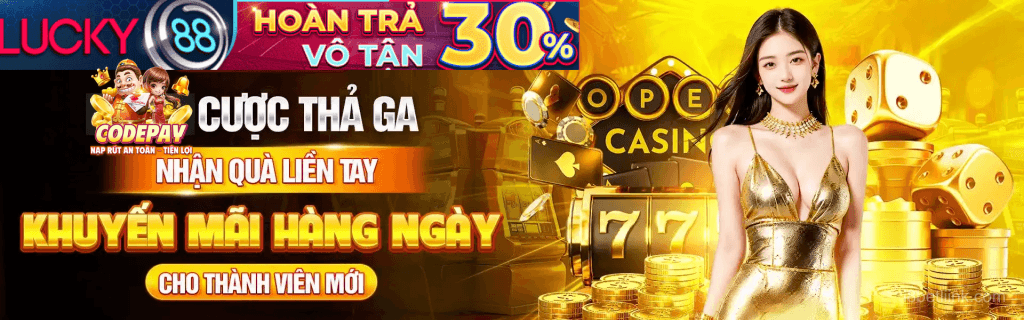 Banner khuyến mãi Lucky88 tại i8bet
